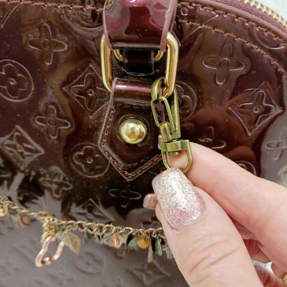 Luxe Family Tree 10" Bag Chain Charm Leaves Autumn Bronze Rustic Artsy Bohemian - Picture 10 of 11